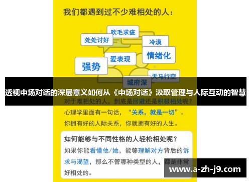 透视中场对话的深层意义如何从《中场对话》汲取管理与人际互动的智慧 透视中场对话的深层意义如何从《中场对话》汲取管理与人际互动的智慧
